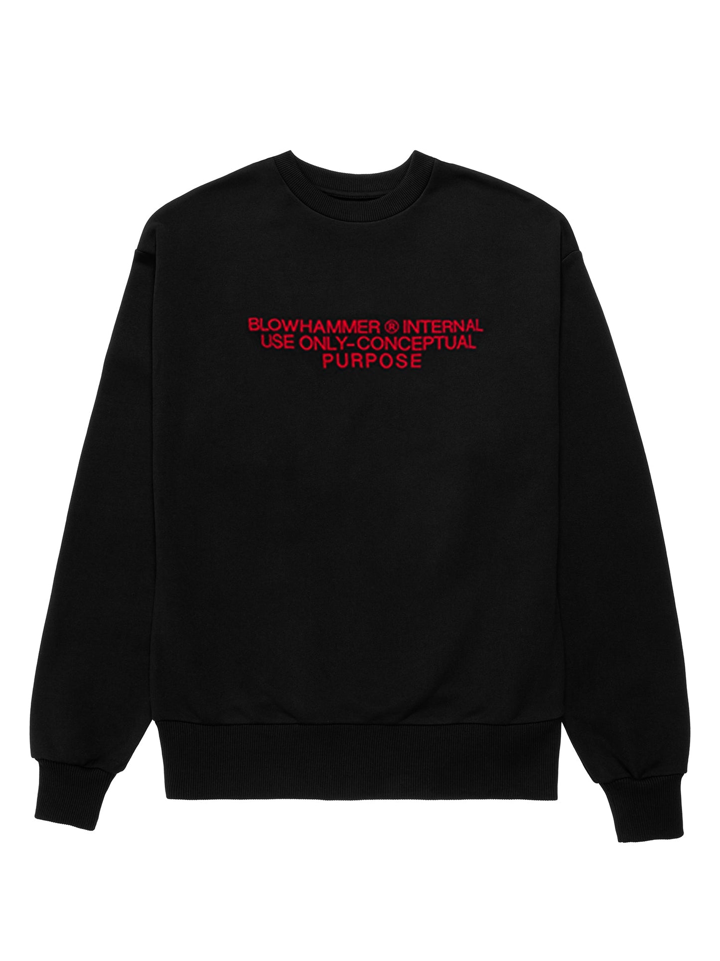 Concept Red Crewneck Sweatshirt | Blowhammer