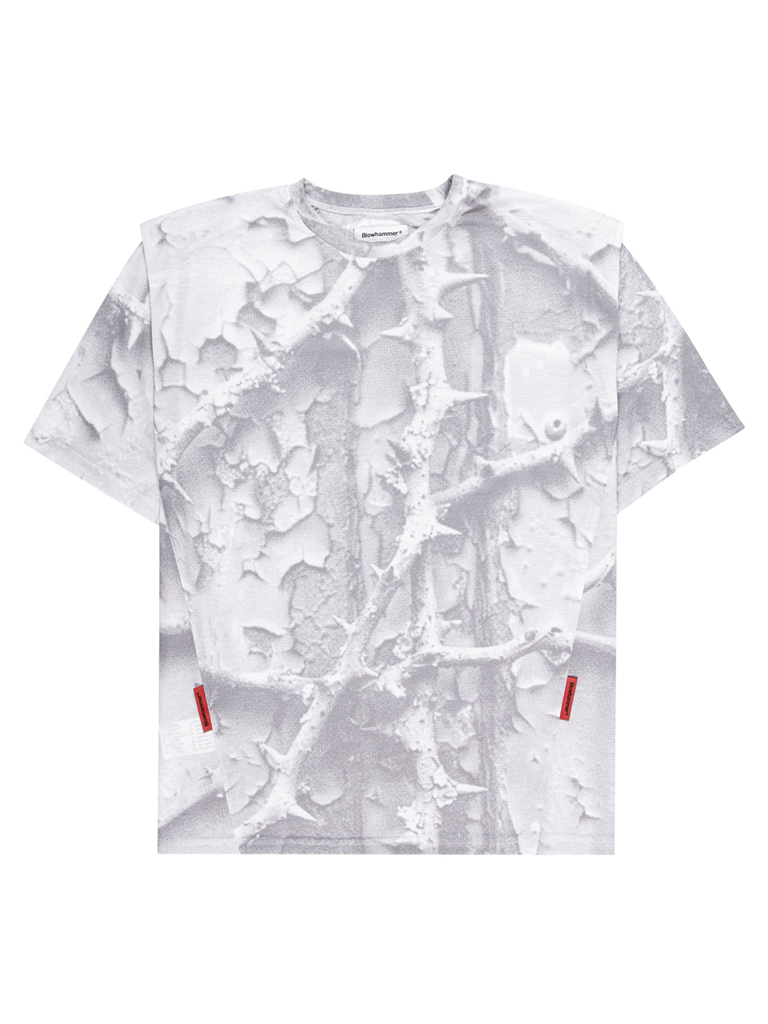 Weißes Bloodrose-T-Shirt