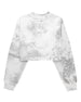 Grey Noise Sweatshirt Crop