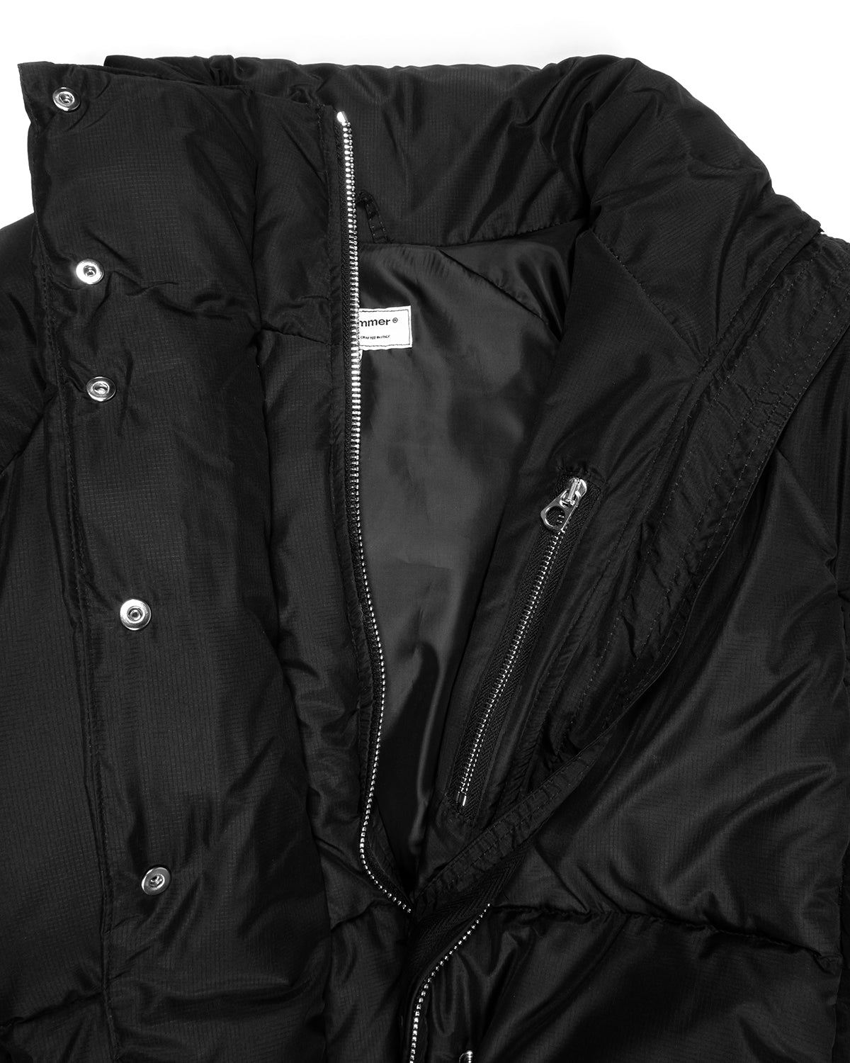 Solid Black Piumino