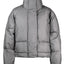 Solid Grey Piumino