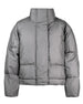 Solid Grey Piumino
