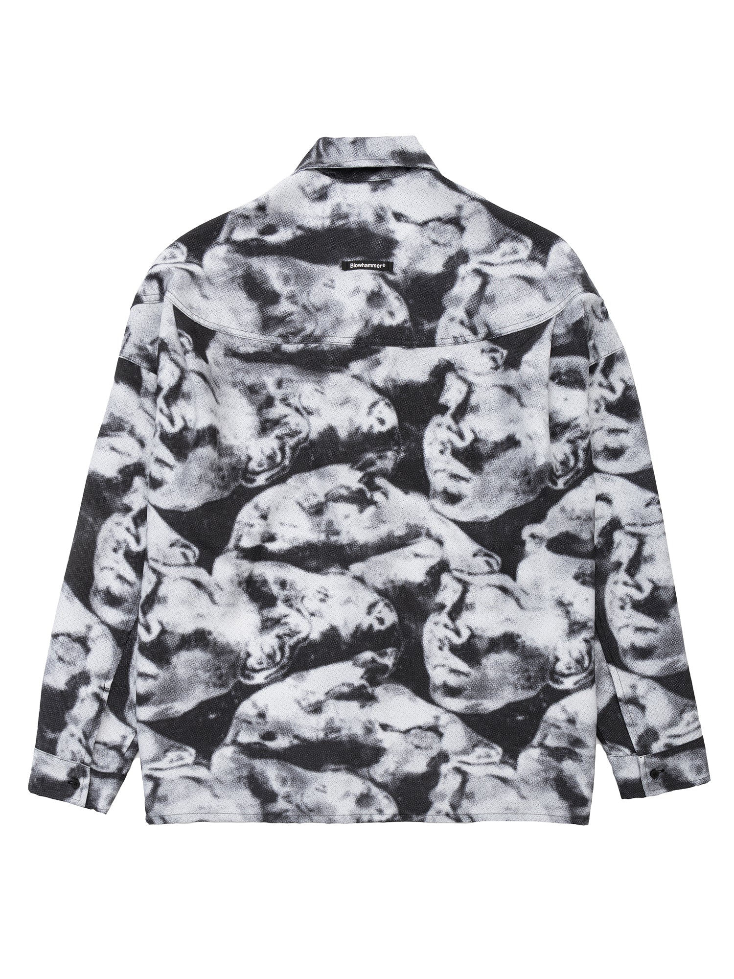 Black Camo Camicia Maniche Lunghe | Donna