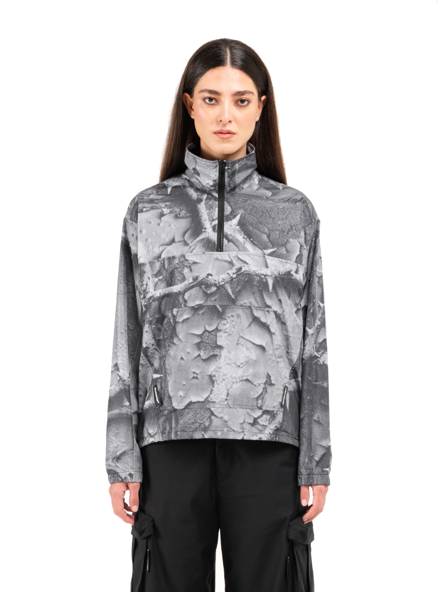 Bloodrose dark Reißverschluss-Sweatshirt