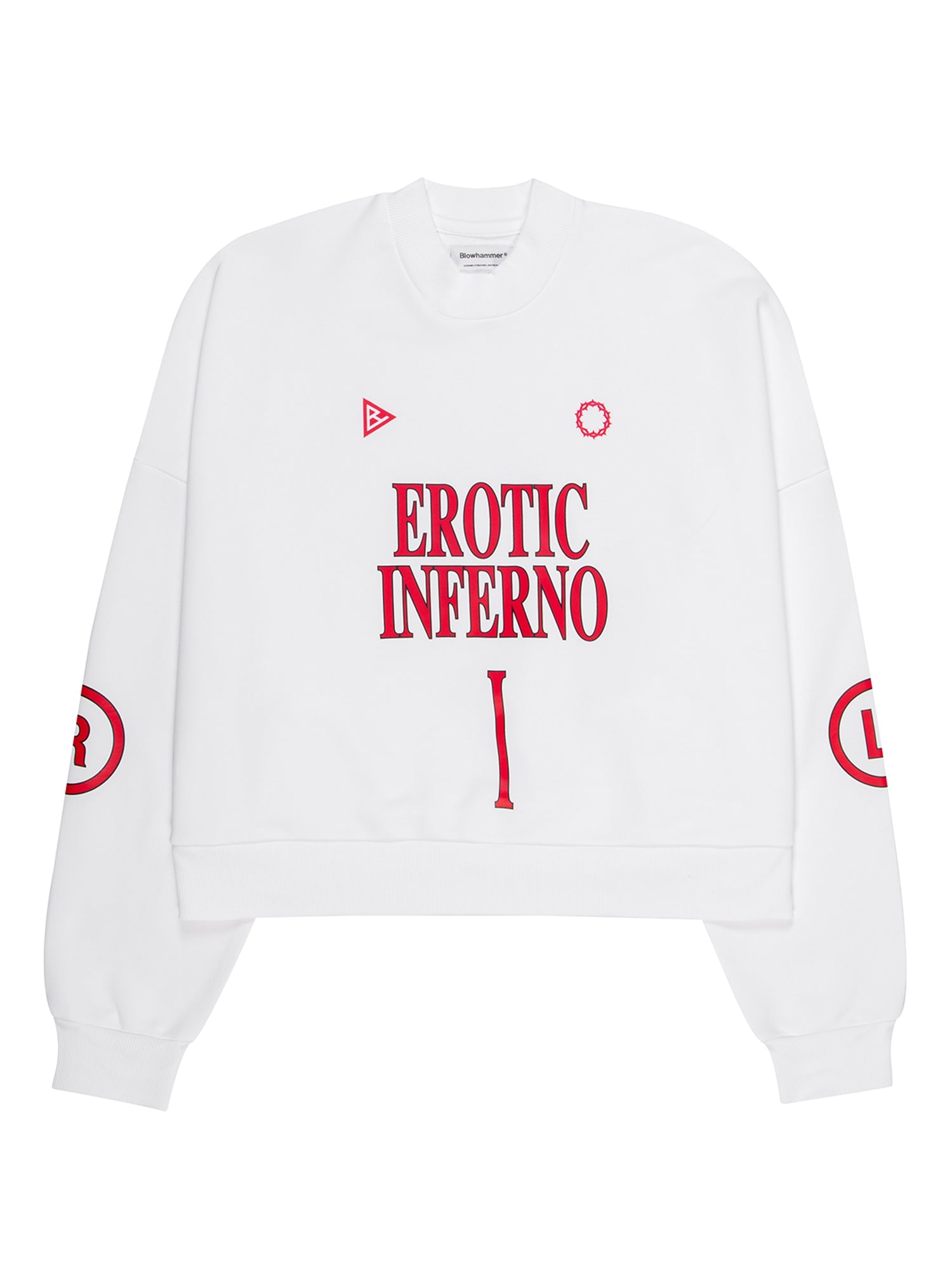 Inferno-Sweatshirt mit Rundhalsausschnitt