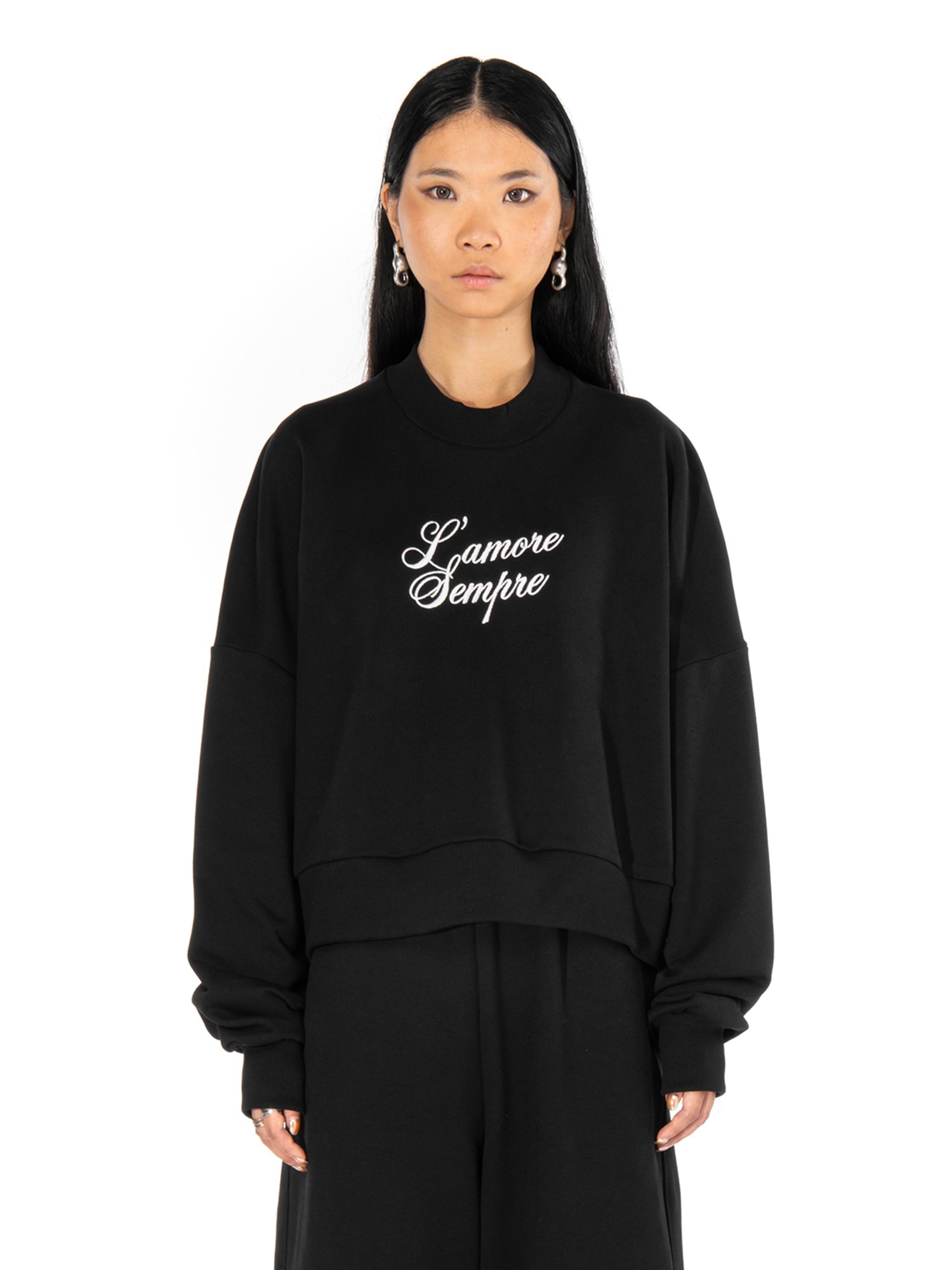 L' amore Sempre Rundhals-Sweatshirt