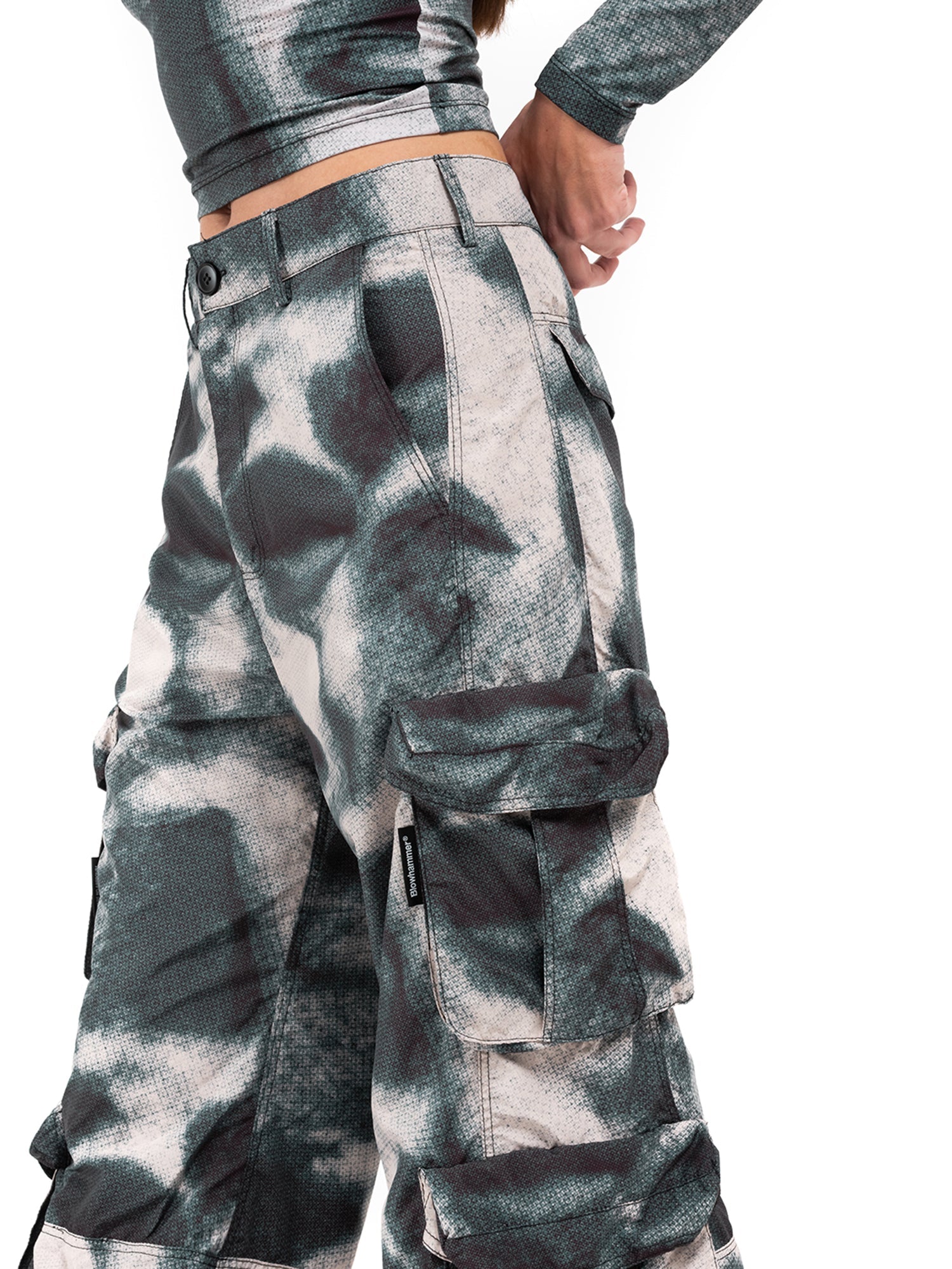 Black Camo Cargo | Donna