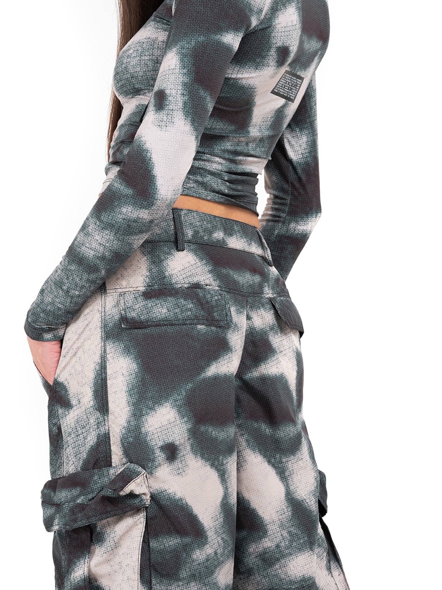 Black Camo Cargo | Donna