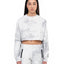 Grey Noise Sweatshirt Crop | Blowhammer
