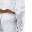 Grey Noise Sweatshirt Crop | Blowhammer